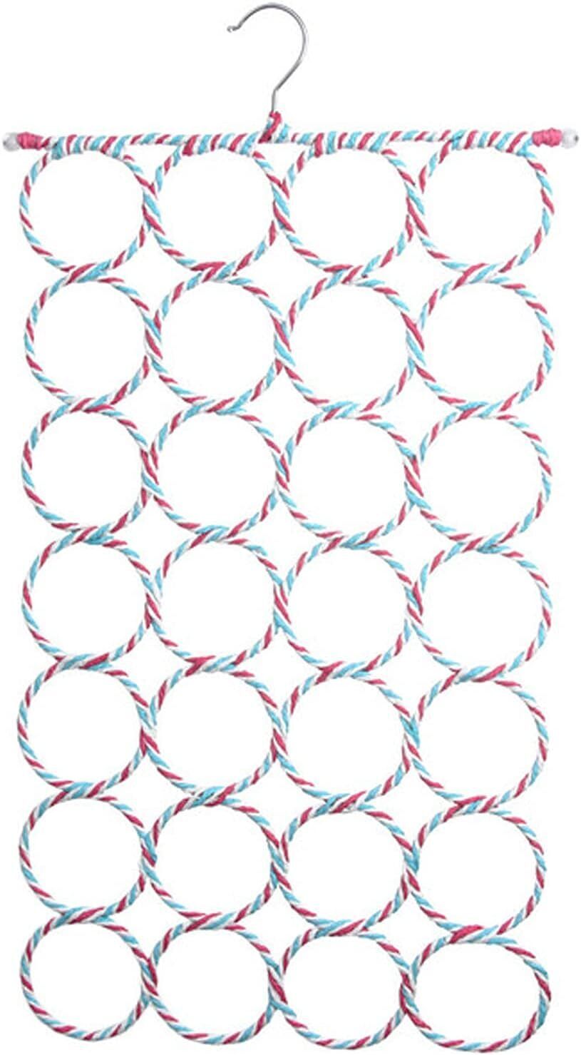 24-Hole Scarf and Accessory Organizer Hanger