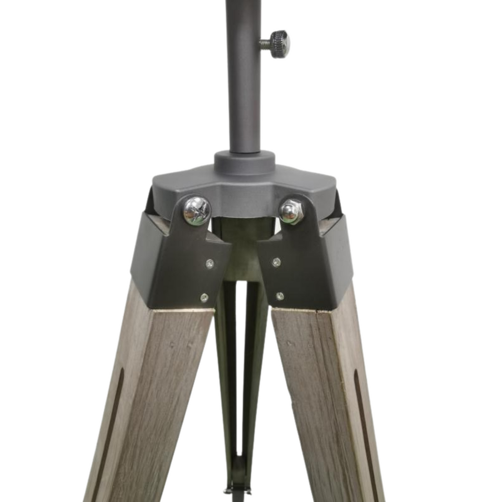 Nautical Tripod Floor Lamp - Steel Grey Highlight