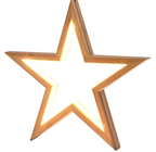 Large Bamboo Star LED Pendant Lamp