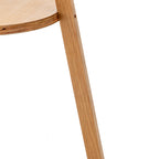 Natural Tripod Floor Lamp with Shelf