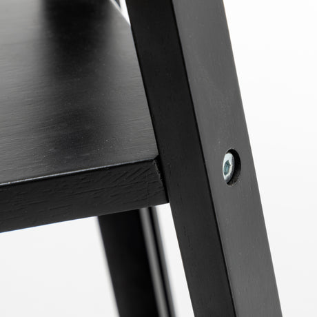 Elegant 3-Tier Natural Wood Floor Lamp