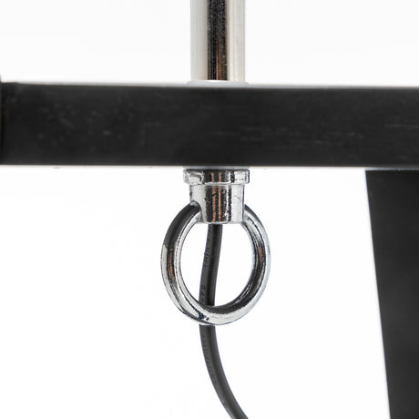 Elegant 3-Tier Natural Wood Floor Lamp