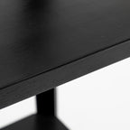 Elegant 3-Tier Natural Wood Floor Lamp