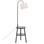 Tripod Floor Lamp with Storage and USB Charger