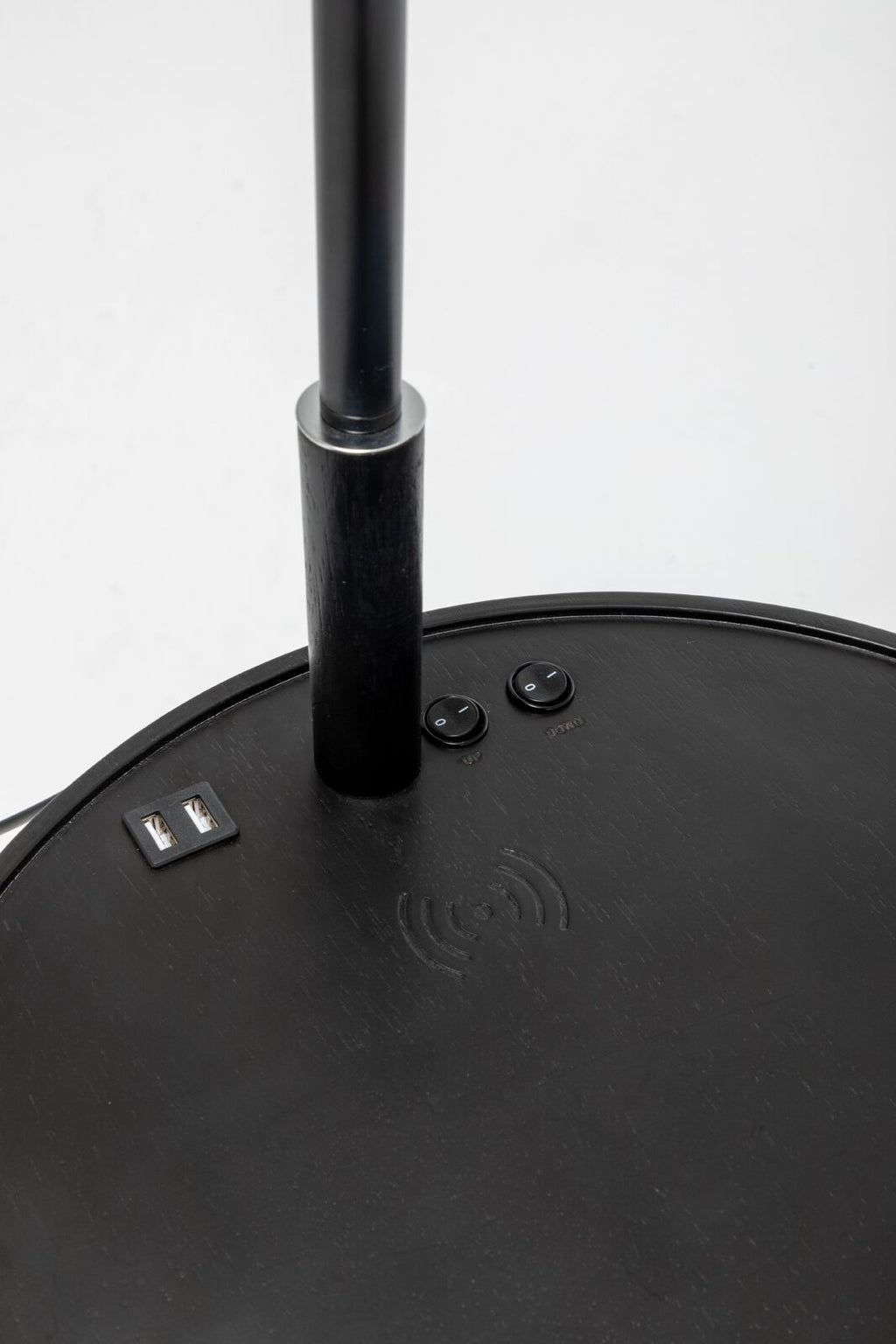 Tripod Floor Lamp with Storage and USB Charger