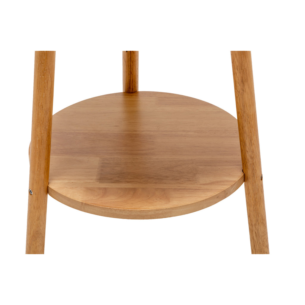 Tripod Floor Lamp with Shelf and USB Charger