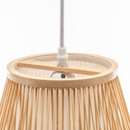 Natural Woven Bamboo Empire Pendant Lamp
