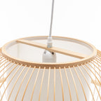 Natural Bamboo Sphere Pendant Lamp