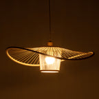 Elysian Breeze Eco-Friendly Bamboo Pendant Lamp