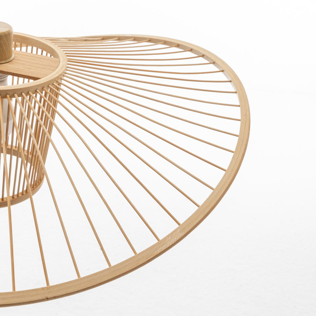 Elysian Breeze Eco-Friendly Bamboo Pendant Lamp