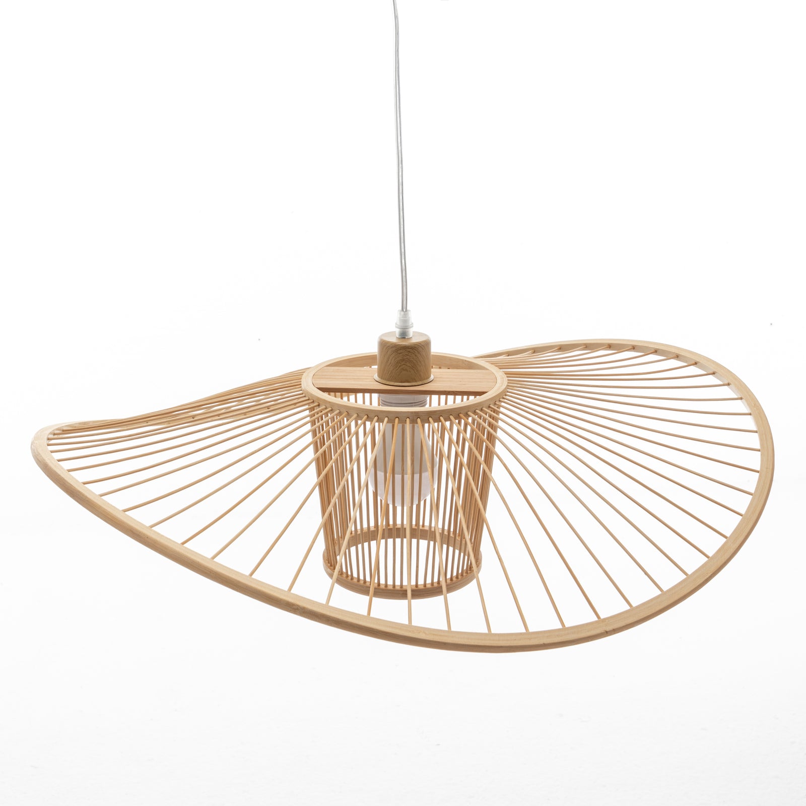Elysian Breeze Eco-Friendly Bamboo Pendant Lamp