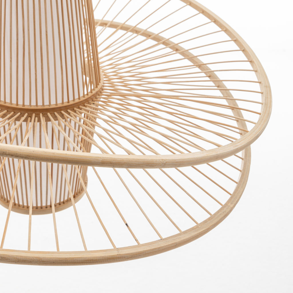 Elysian Breeze Double Bamboo Pendant Lamp