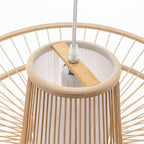 Elysian Breeze Double Bamboo Pendant Lamp