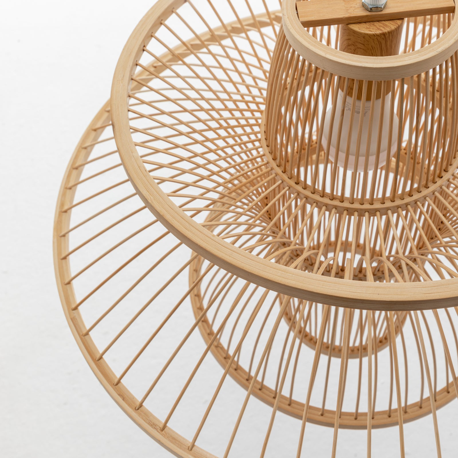 Aurora Hand-Woven Bamboo 3-Layer Pendant Lamp