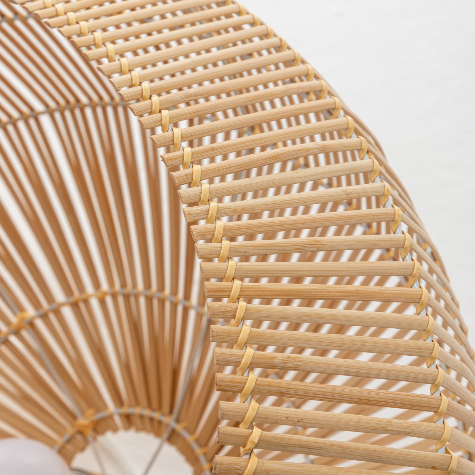 Solara Sphere Hand-Woven Bamboo Pendant Lamp