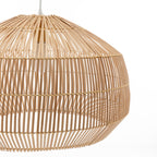 Solara Sphere Hand-Woven Bamboo Pendant Lamp