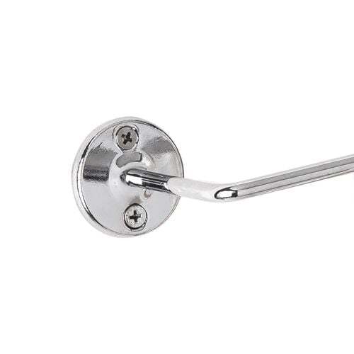 Sleek 610mm Chrome Stainless Steel Towel Rail