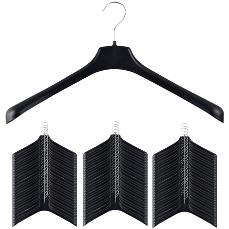 Heavy Duty 460mm Jacket Hangers - Bulk Set