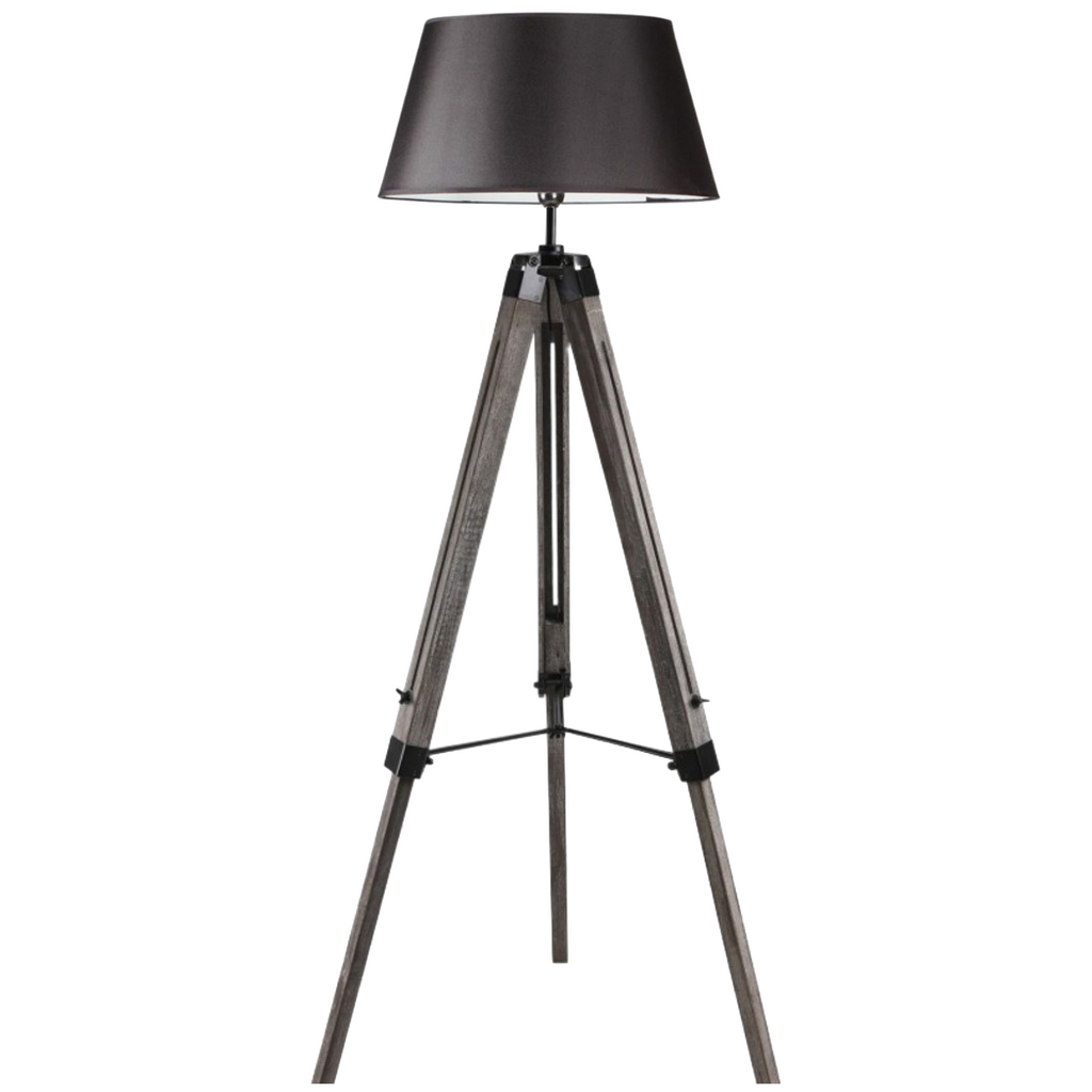 Large Tripod Floor Lamp in Vintage Style