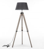 Large Tripod Floor Lamp in Vintage Style
