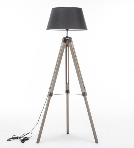 Large Tripod Floor Lamp in Vintage Style
