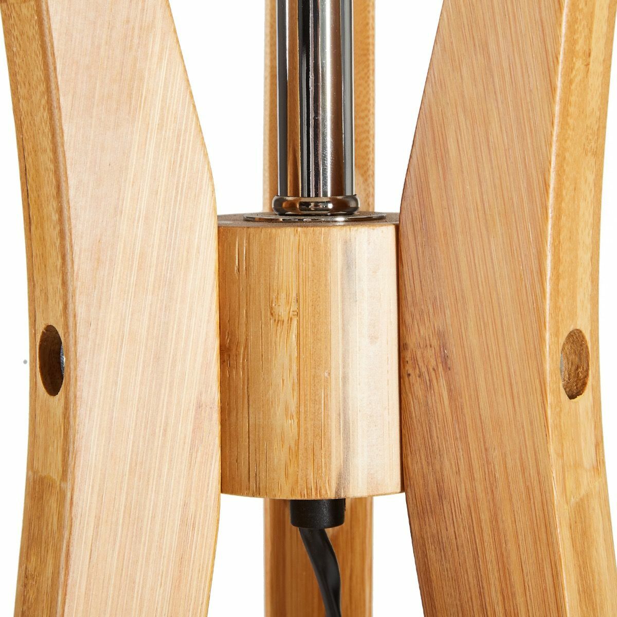 Elegant Large Bamboo Tripod Floor Lamp