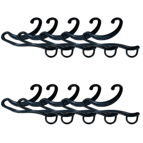 Plastic Sock Hangers - 10 Pack Display