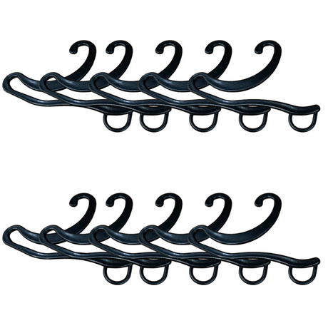 Plastic Sock Hangers - 10 Pack Display