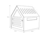 Elegant White Dog Crate for Modern Homes