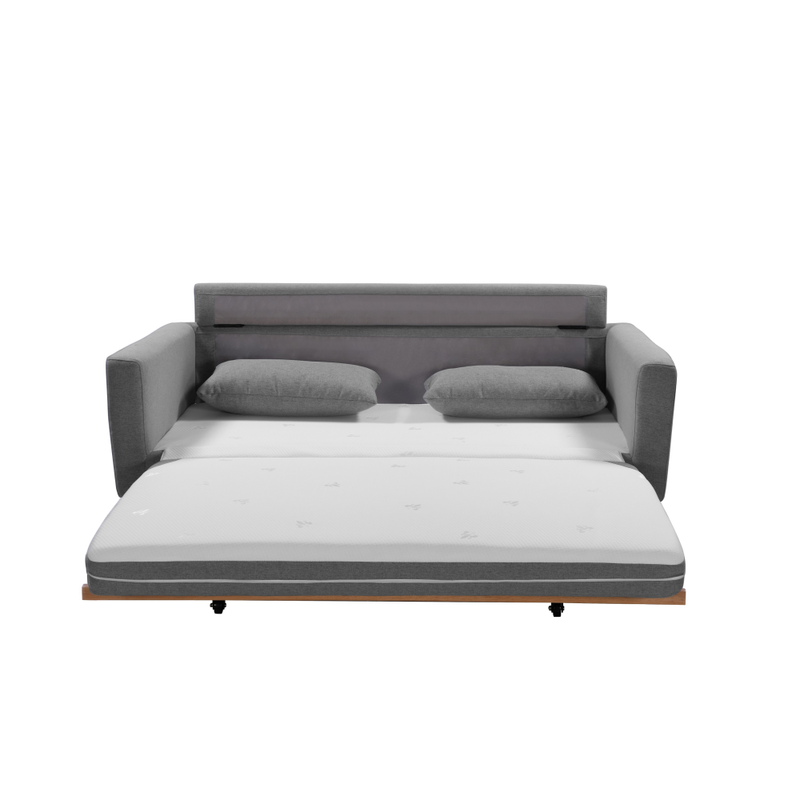 SHASA Grey Celadon 2 Seater Sofa Bed