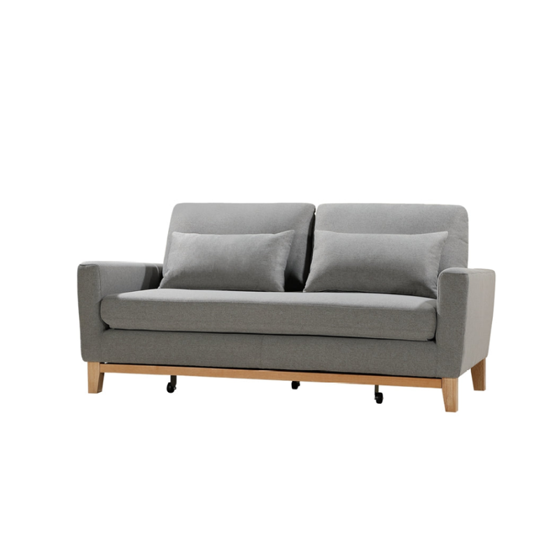 SHASA Grey Celadon 2 Seater Sofa Bed