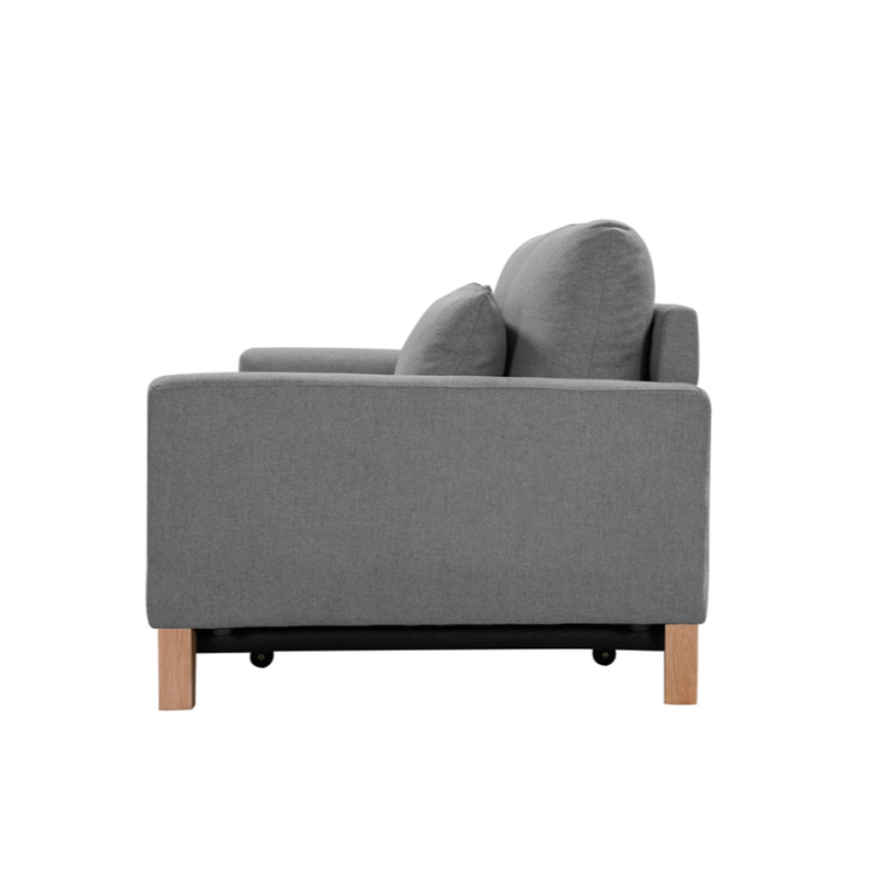 SHASA Grey Celadon 2 Seater Sofa Bed