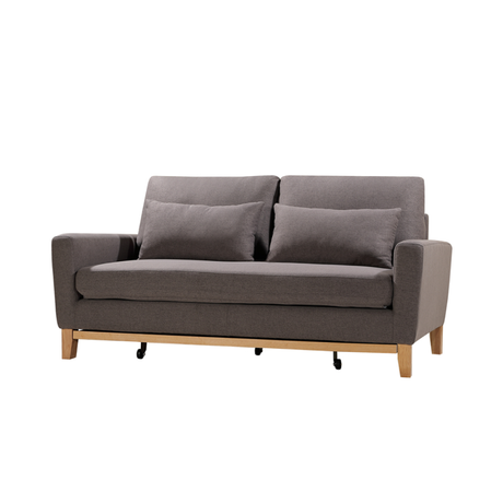 SHASA Grey Taupe 2 Seater Sofa Bed