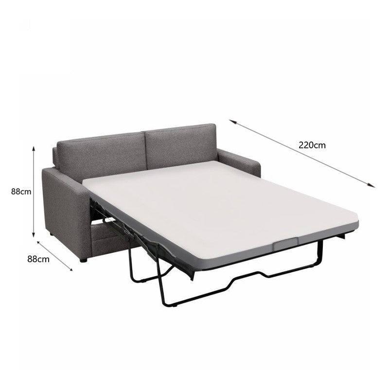 RAY Dark Grey 2 Seater Sofa Bed