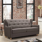 MARQUIS Dark Grey 2 Seater Sofa Bed