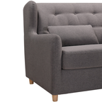MARQUIS Dark Grey 2 Seater Sofa Bed