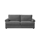 PHEBE Corduroy Dark Grey 3 Seater Sofa Bed