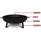 Elegant Portable Outdoor Fire Pit Fireplace