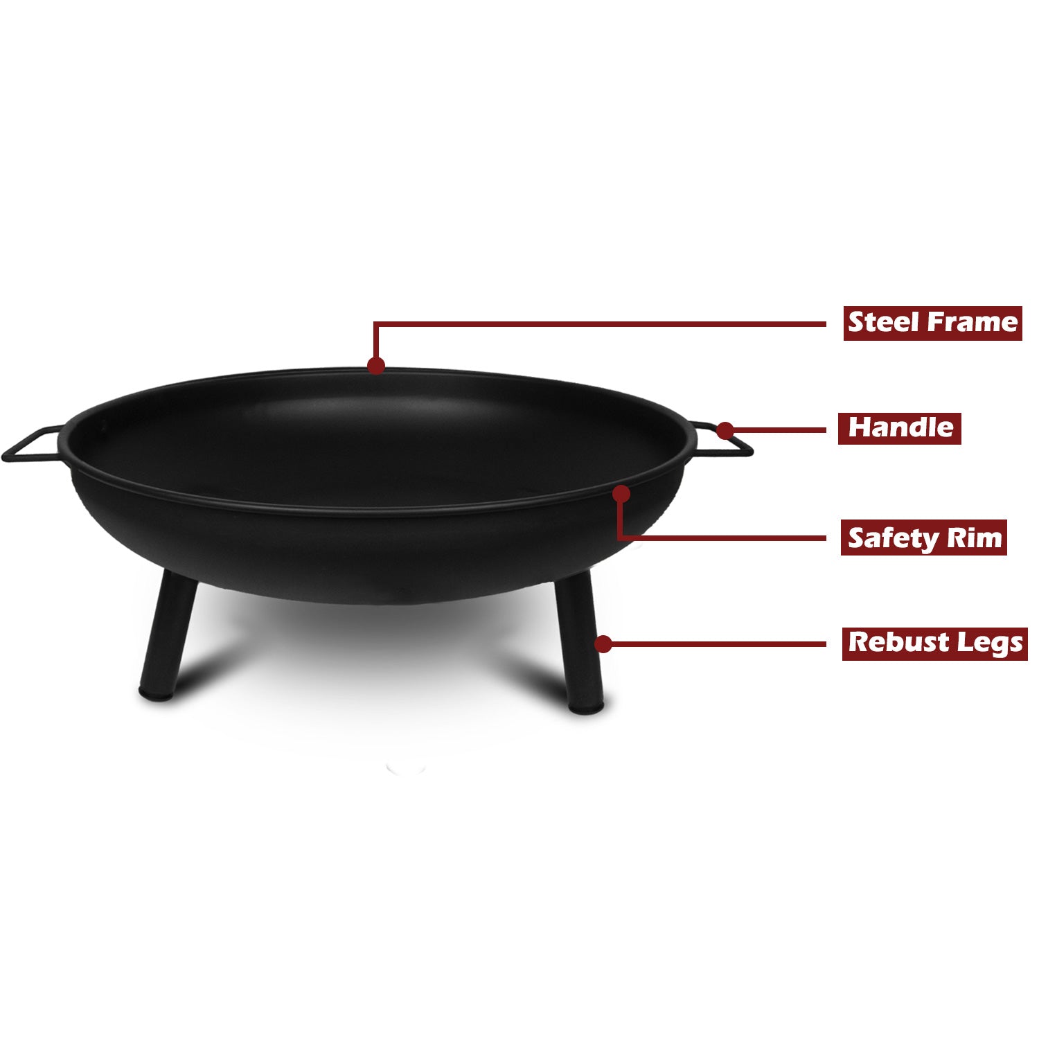 Elegant Portable Outdoor Fire Pit Fireplace