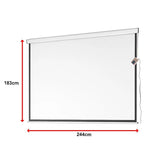 120-Inch Motorized Projector Screen with Remote