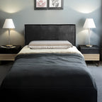 PU Leather Single Bed Headboard Bedhead - Black