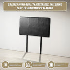PU Leather Single Bed Headboard Bedhead - Black