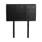 PU Leather Single Bed Headboard Bedhead - Black