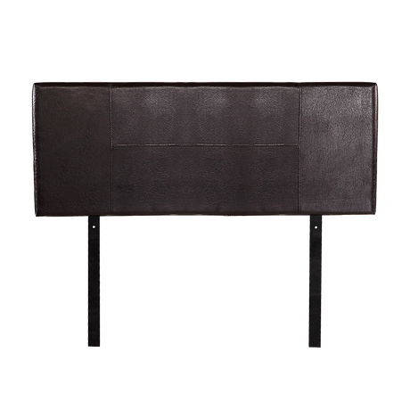 PU Leather Double Bed Headboard Bedhead - Brown