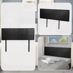 PU Leather Queen Bed Headboard Bedhead - Black