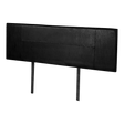 PU Leather Queen Bed Headboard Bedhead - Black