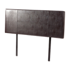 PU Leather Queen Bed Headboard Bedhead - Brown