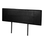 PU Leather King Bed Headboard Bedhead - Black
