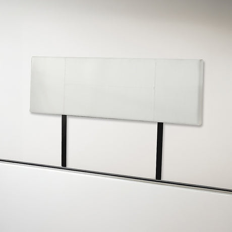 PU Leather King Bed Headboard Bedhead - White