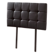 PU Leather Single Bed Deluxe Headboard Bedhead - Black